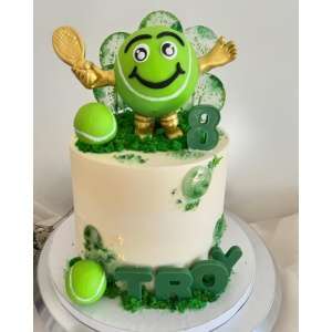 Tarta verde tenis